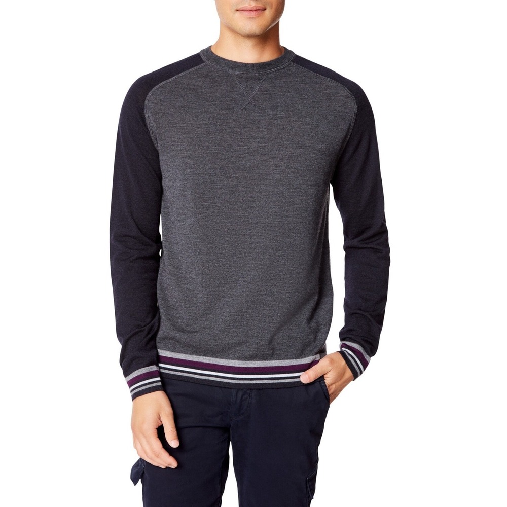 Good Man Brand Colorblock Raglan Merino Wool Sweater Size‎ XXL $178